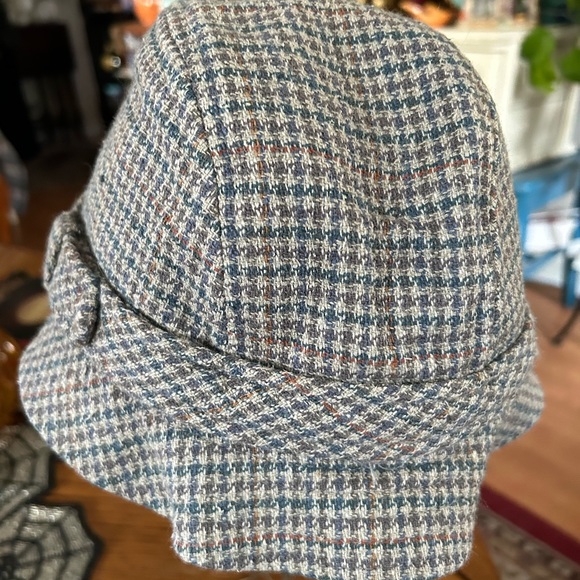 Vintage Wool Houndstooth Walking Hat by Country Gentleman - Picture 3 of 7